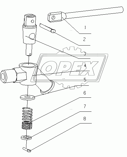 631-1305000/03 Сливной кран в сборе