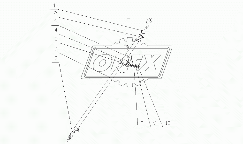 D21F1-1028000 Масляный щуп в сборе