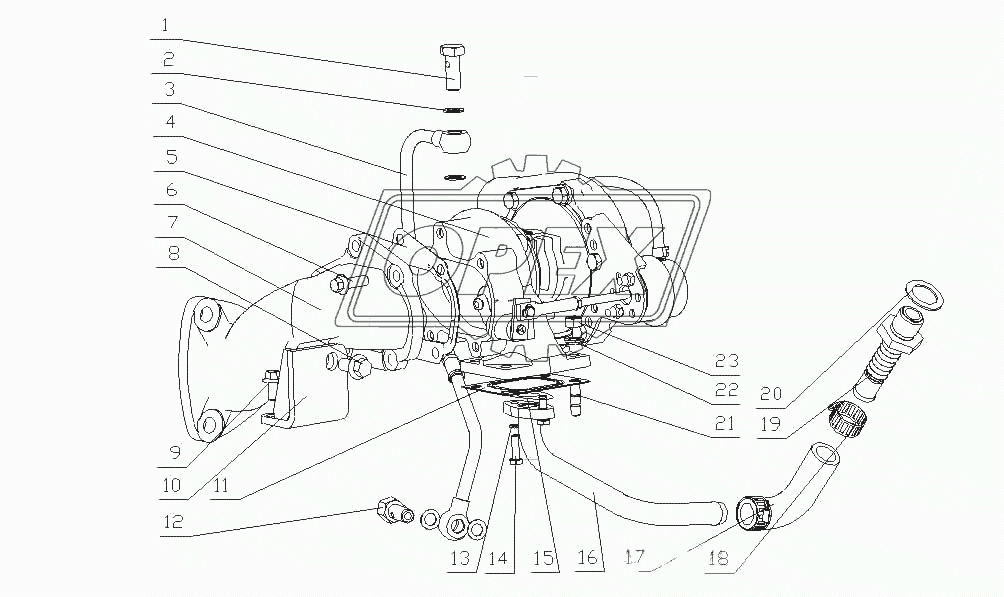 D21S1-1118000 Турбонагнетатель в сборе