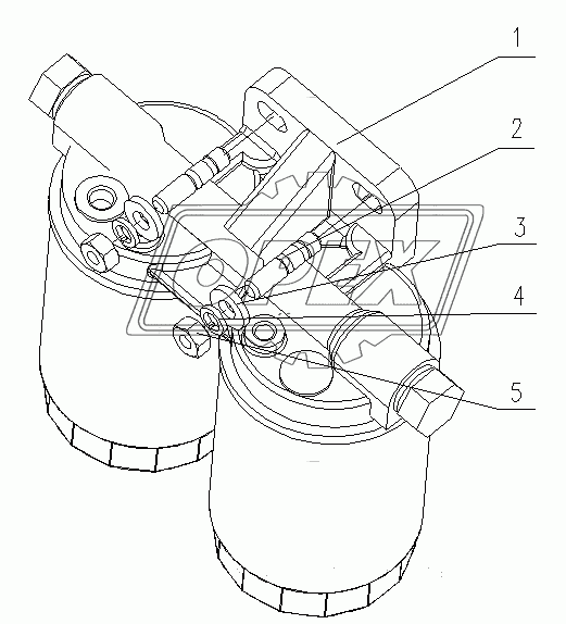 D0200-1105000A Топливный фильтр в сборе