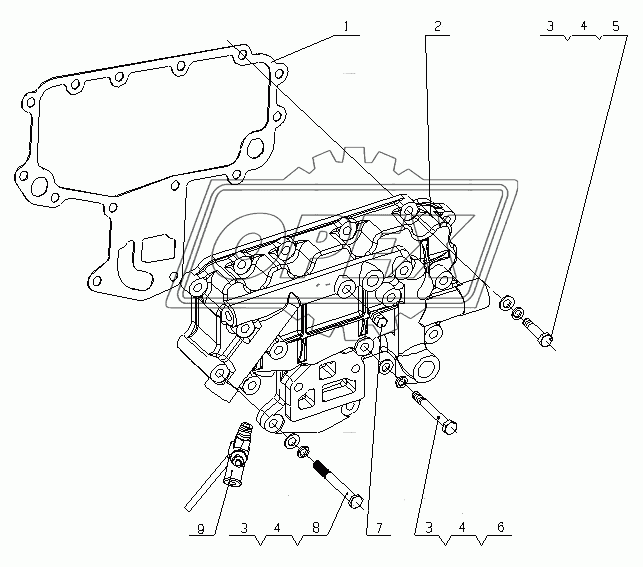 E1202-1013000 Маслоохладитель в сборе