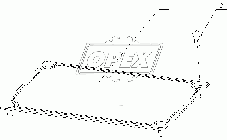 E1300-3904000 Табличка в сборе