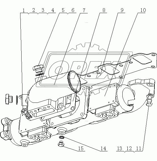 E1202-1008100 Детали впускного коллектора