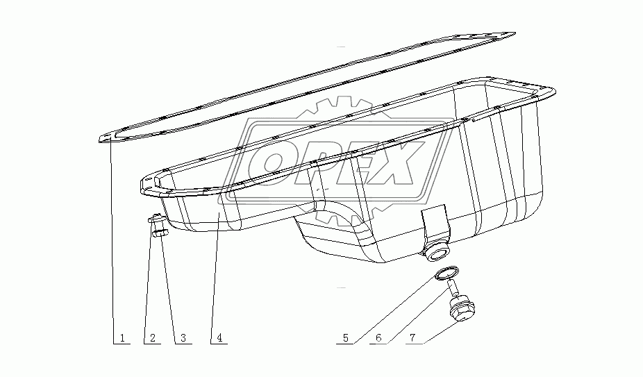 G0100-1009000C Масляный поддон в сборе