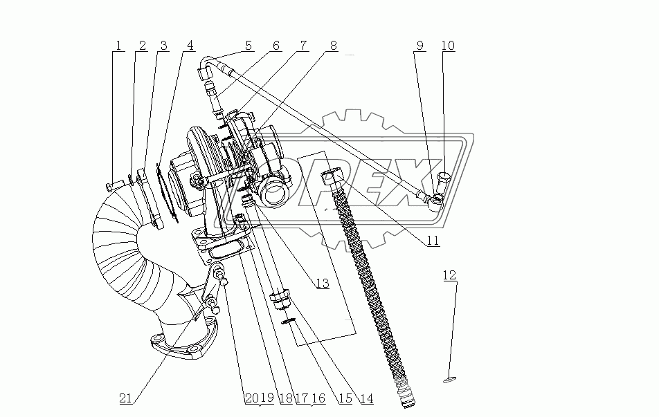 E0401-1118000 Турбонагнетатель в сборе