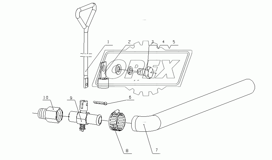 E05FA-1305000 Клапан слива в сборе