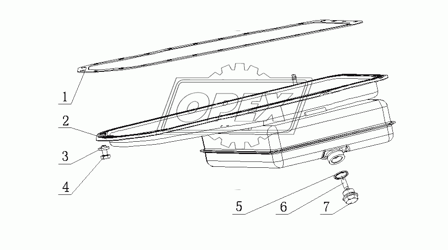 E05FA-1009000 Масляный поддон в сборе