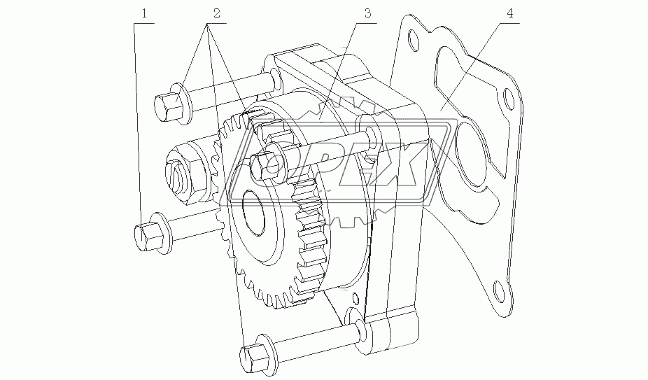 1530-1011000 Масляный насос в сборе