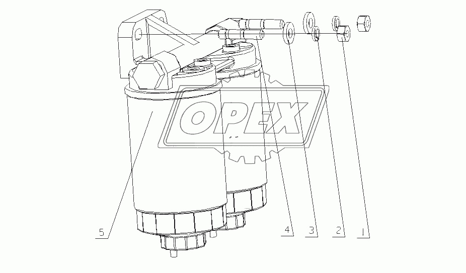 1530-1105000 Топливный фильтр в сборе