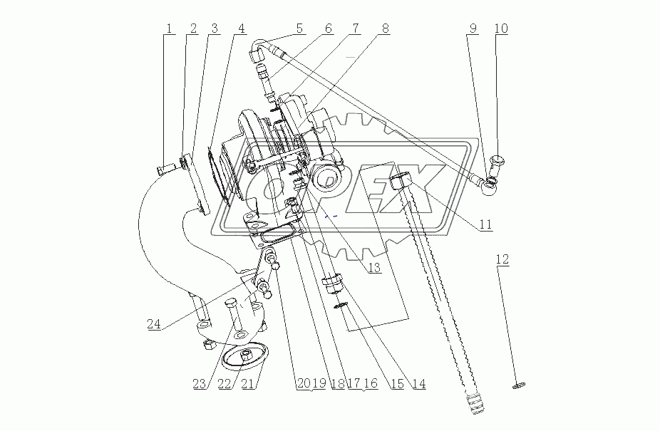 E04F1-1118000 Турбонагнетатель в сборе