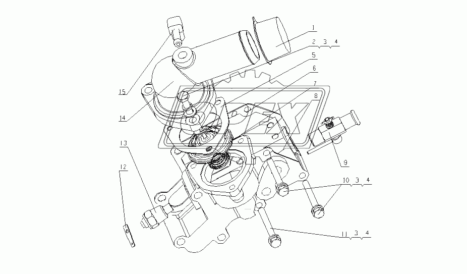 E04F1-1306000 Термостат в сборе