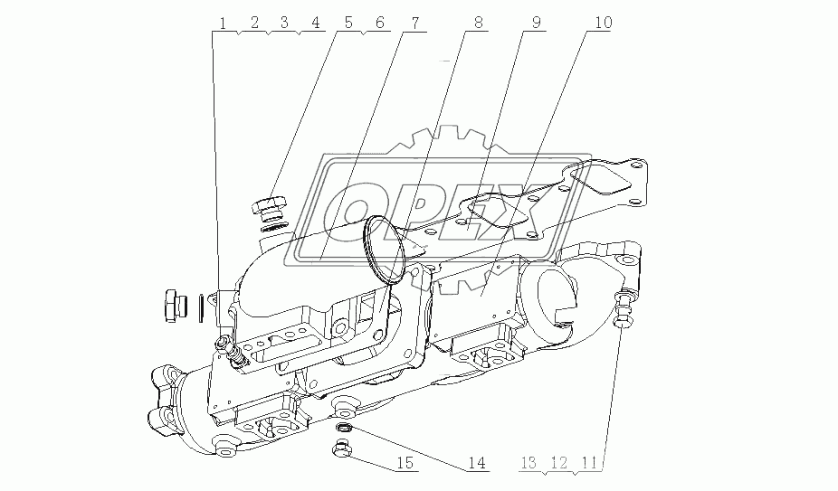 E1202-1008100 Детали впускного коллектора