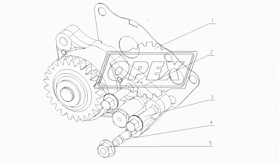 F3000-1011000 Масляный насос в сборе