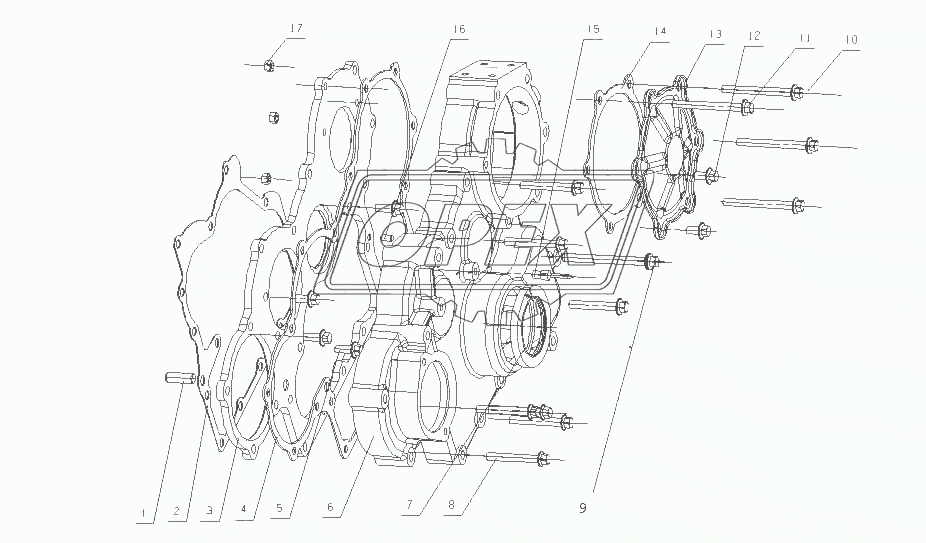 F50D1-1002200 Корпуса передач