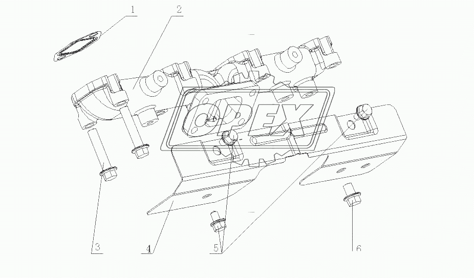 F3101-1008200 Выпускной коллектор