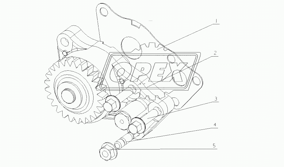 F3000-1011000 Масляный насос в сборе