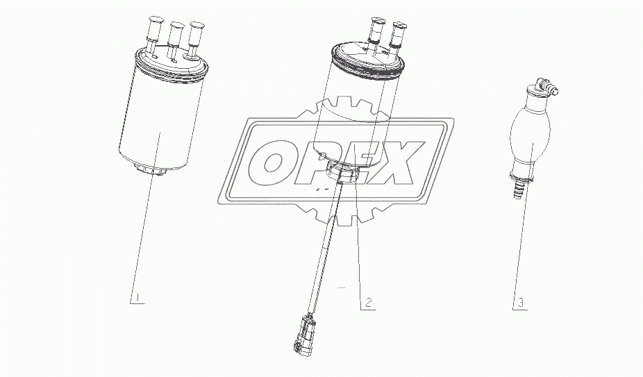 F5000-1105000 Топливный фильтр в сборе