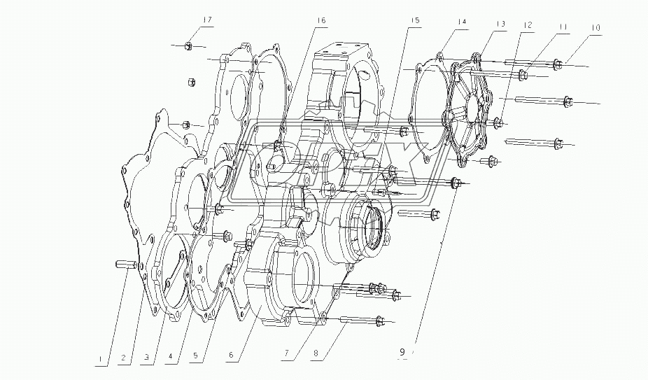 F50D1-1002200 Корпуса передач