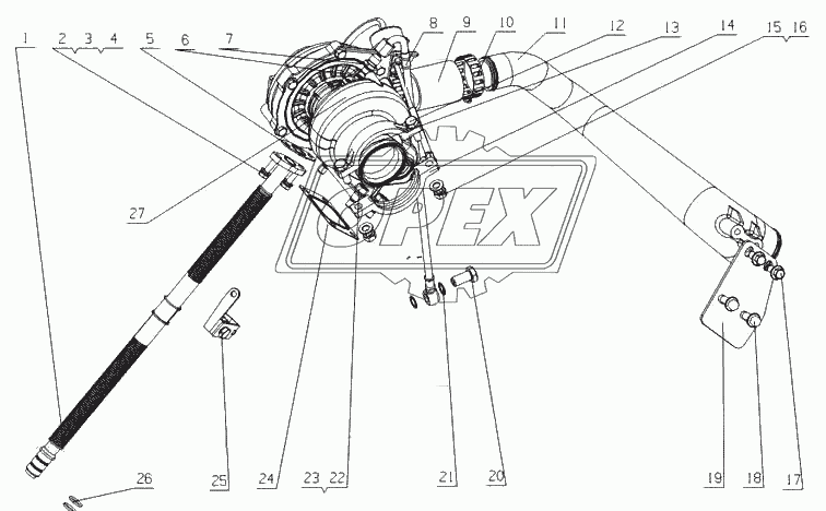 G25SA-1118000 Турбонагнетатель в сборе