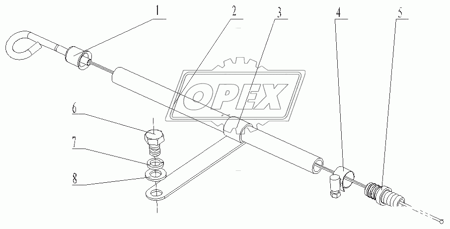 G0202-1028000 Масляный щуп в сборе