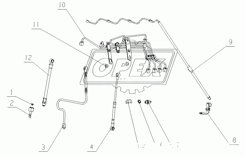 G0408-1104000 Топливопровод в сборе