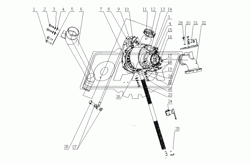 G0405-1118000 Турбонагнетатель в сборе