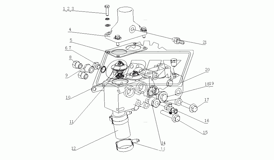 G0219-1306000 Термостат в сборе