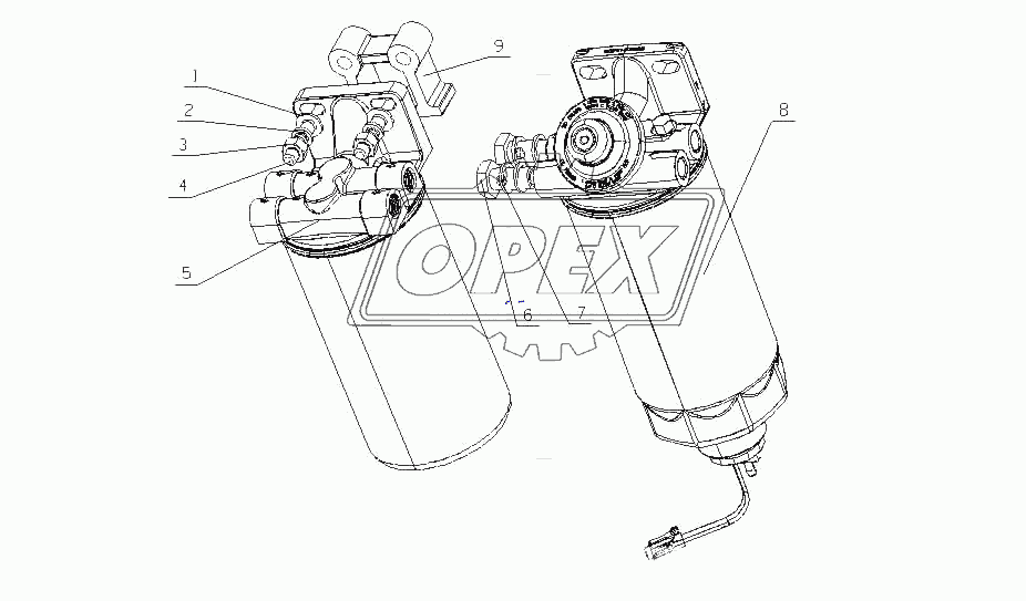 G2HLB-1105000 Топливный фильтр в сборе