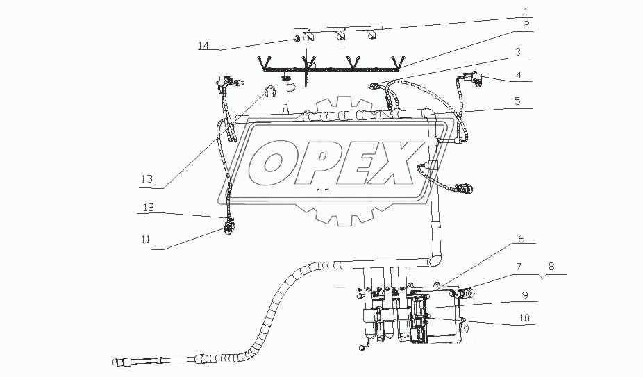 G2GLA-3823000 Система управления в сборе