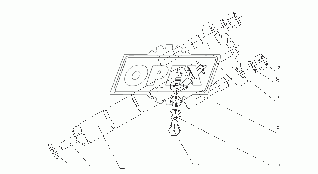 A3500-1112000 Части инжектора