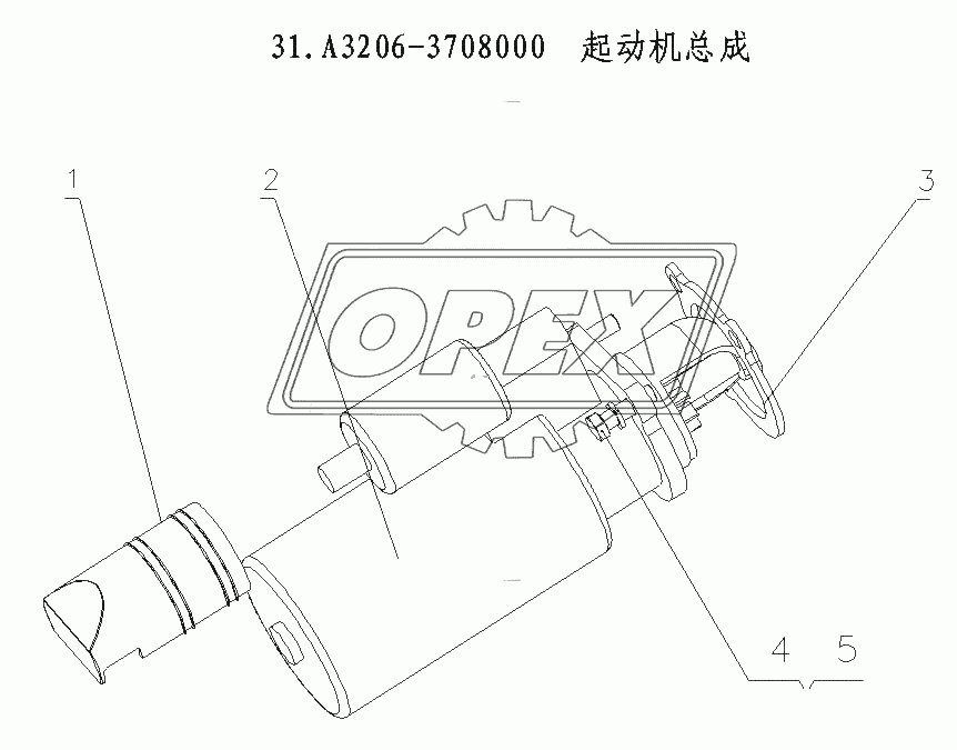 A3206-3708000 Стартер в сборе