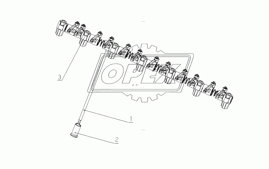 G4200-1007000/05 Механизм управления клапанами