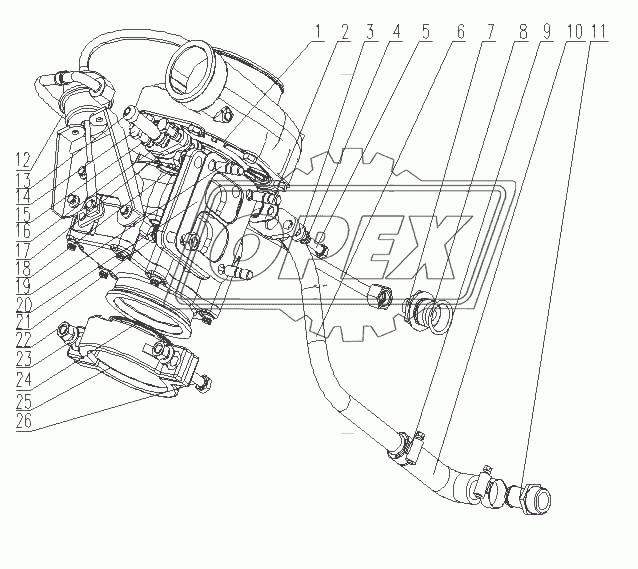 G5B0A-1118000/01 Части турбоускорителя