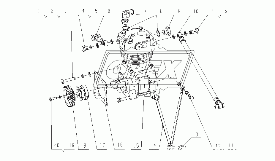 G52MA-3509000 Воздушный компрессор