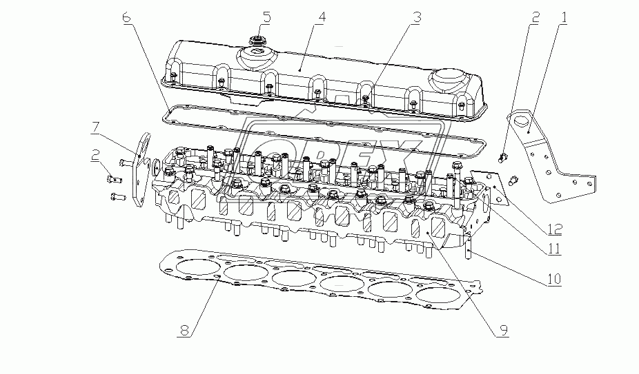 G47HA-1003000 Головка цилиндров и крышка