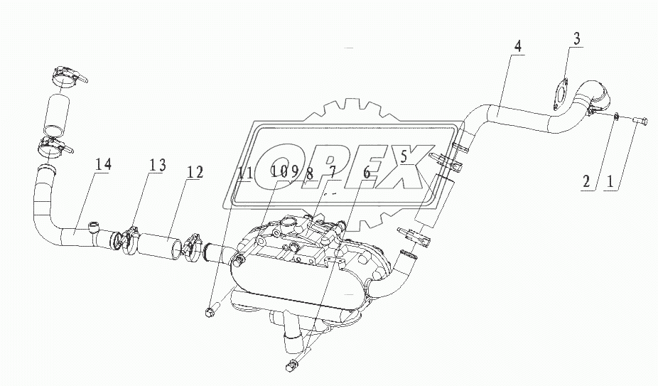 G4200-1013000 Масляный радиатор