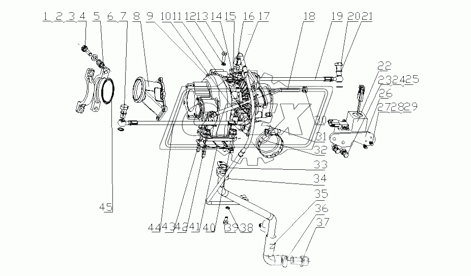 G6400-1118000 Часть турбоускорителя