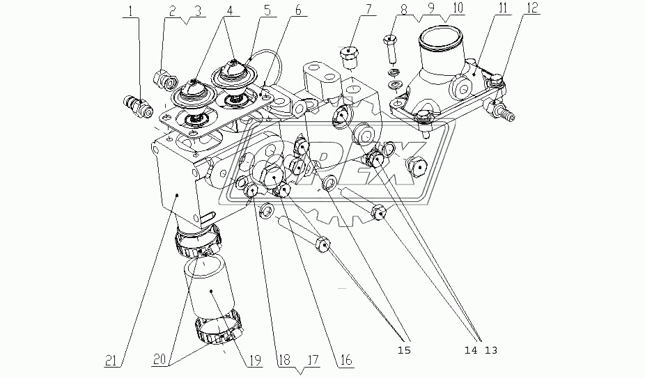 G3900-1306000 Часть термостата