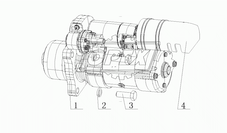 G5800-3708000/08 Стартер в сборе