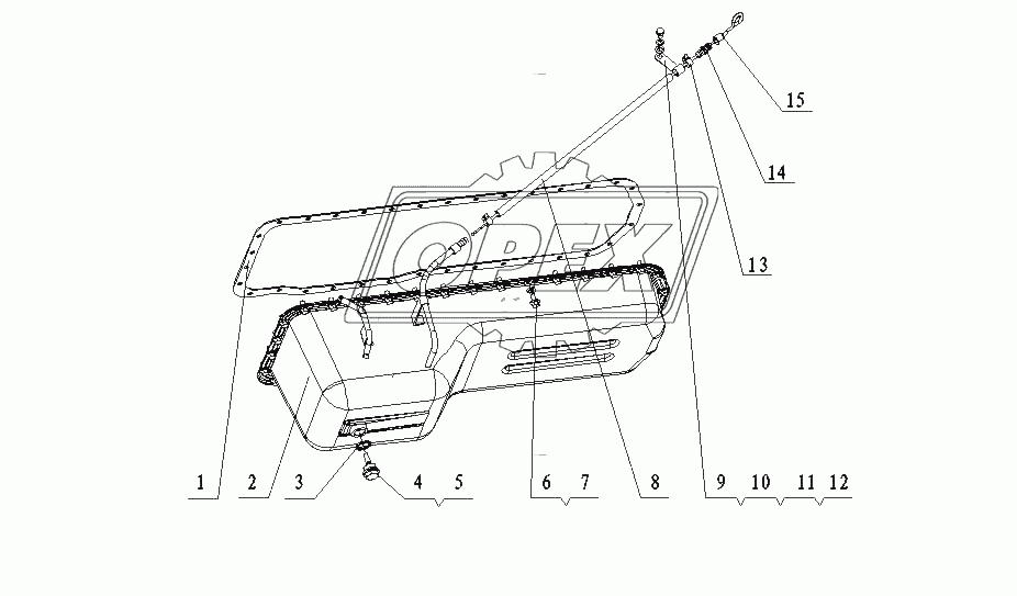 G4623-1009000 Масляный поддон в сборе