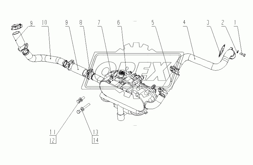 237-1013000 Маслоохладитель в сборе