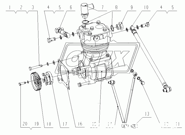 G59LA-3509000 Пневматический компрессор