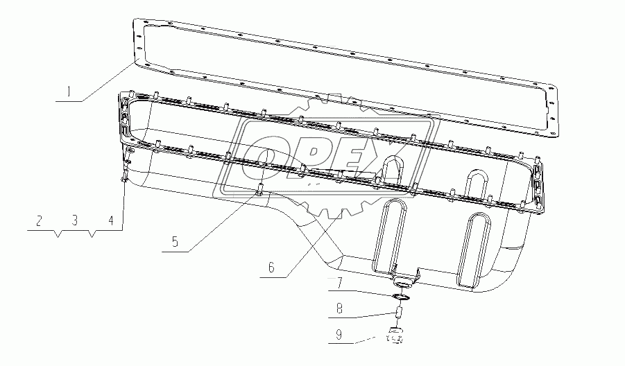 J3302-1009000 Масляный поддон в сборе