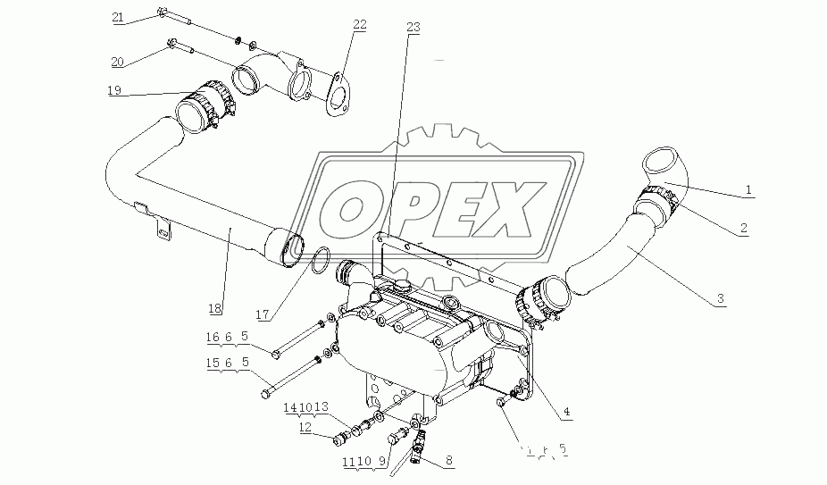 J46S1-1013000 Маслоохладитель в сборе