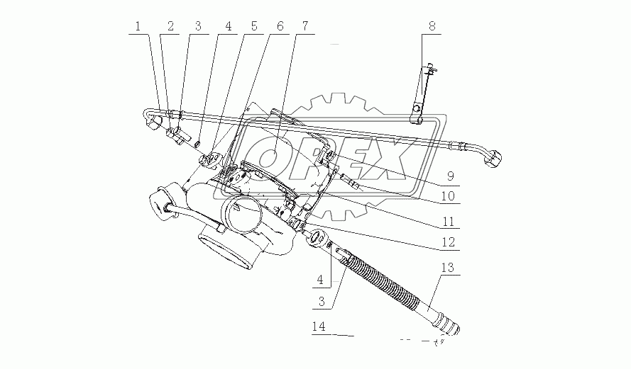 J47D3-1118000 Турбонагнетатель в сборе