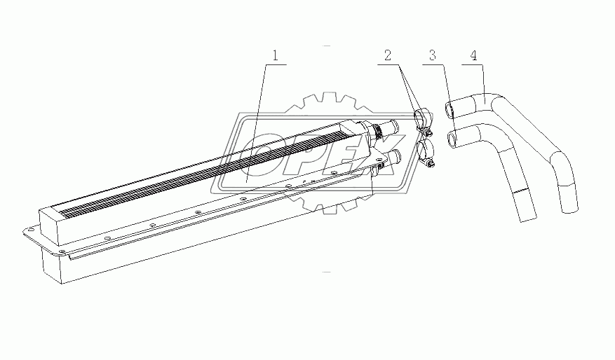 J4700-1119000 Промежуточный охладитель в сборе