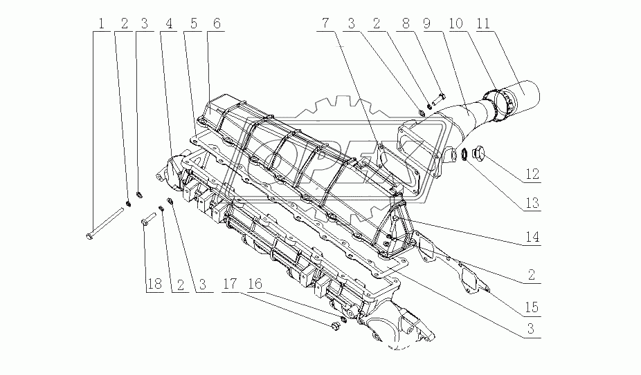 J47D3-1008100 Детали впускного коллектора