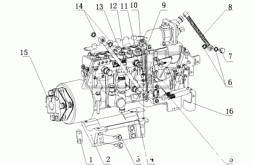 J4200-1111000A Масляный насос в сборе