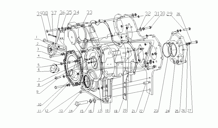 J42SA-1002200 Части распределительной шестерни