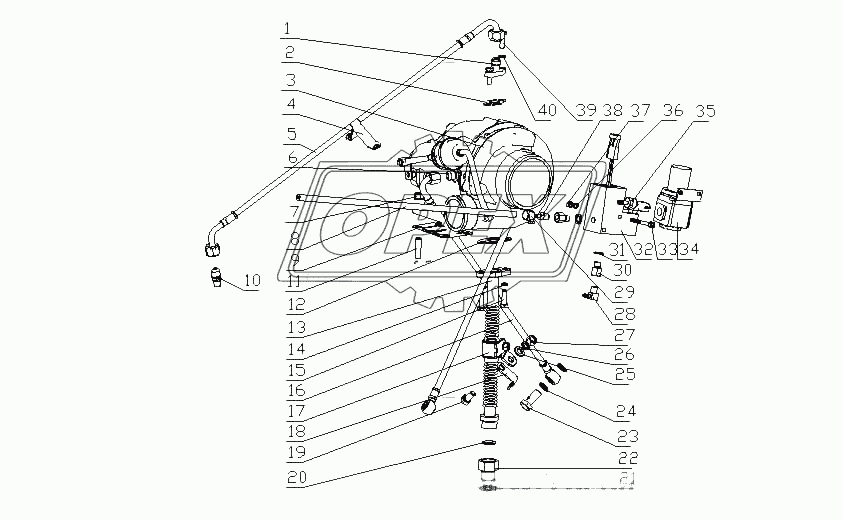 J530C-1118000/14 Турбонагнетатель в сборе